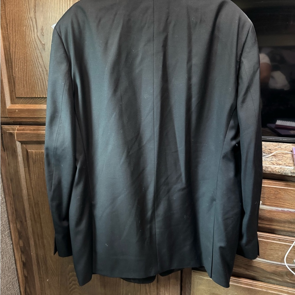 Calvin Klein Black Sport Coat Modern Tailored Design - Picture 9 of 11